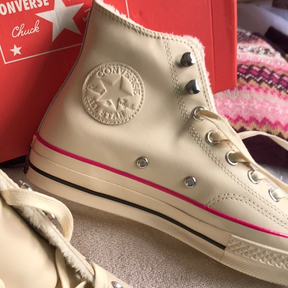 sherpa lined chuck taylors